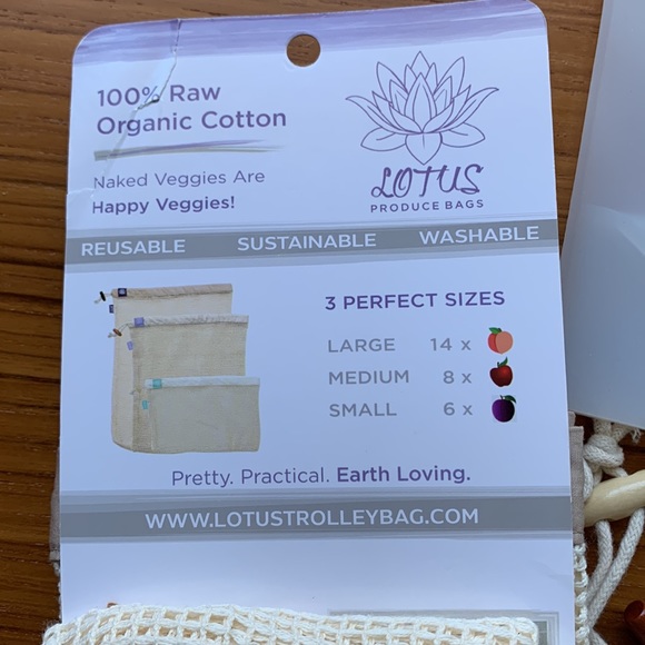 Reusable lotus produce and net zero silicone bags - Picture 4 of 4